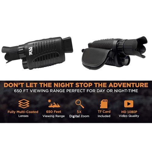 2K HD Telescope Night Vision Monocular Infrared Scope Digital Waterproof Photography Video Camera for Outdoor Hunting - Image 2