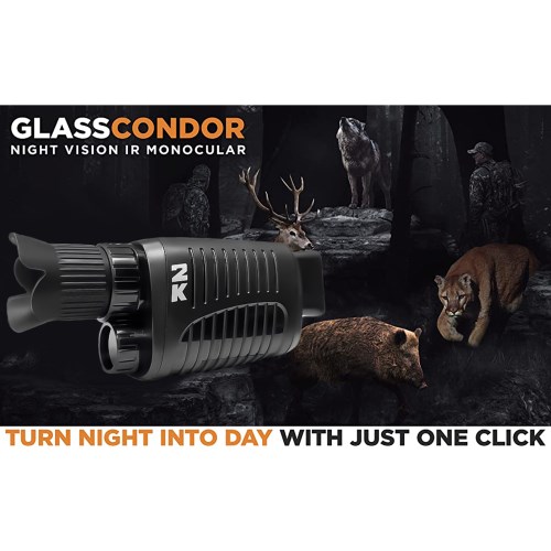 2K HD Telescope Night Vision Monocular Infrared Scope Digital Waterproof Photography Video Camera for Outdoor Hunting - Image 3
