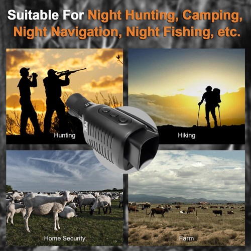 2K HD Telescope Night Vision Monocular Infrared Scope Digital Waterproof Photography Video Camera for Outdoor Hunting - Image 6