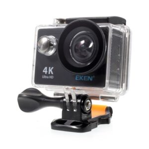 EKEN H9R WiFi 4K Ultra HD Action Camera 2.0-inch Waterproof 30M 170-Degree Wide Angle - EU Plug / Black
